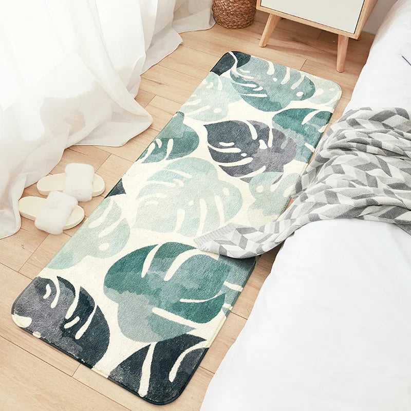 DecorBites™ Cozy Faux Lamb Wool Bedside Rug for Bedroom Decor Anti-Slip Soft Living Room Carpet