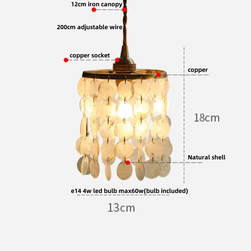 Decorbites™ Kristall-Messing-LED-Hängeleuchte: Modernes nordisches Design, verstellbares Kabel, E14-Fassung