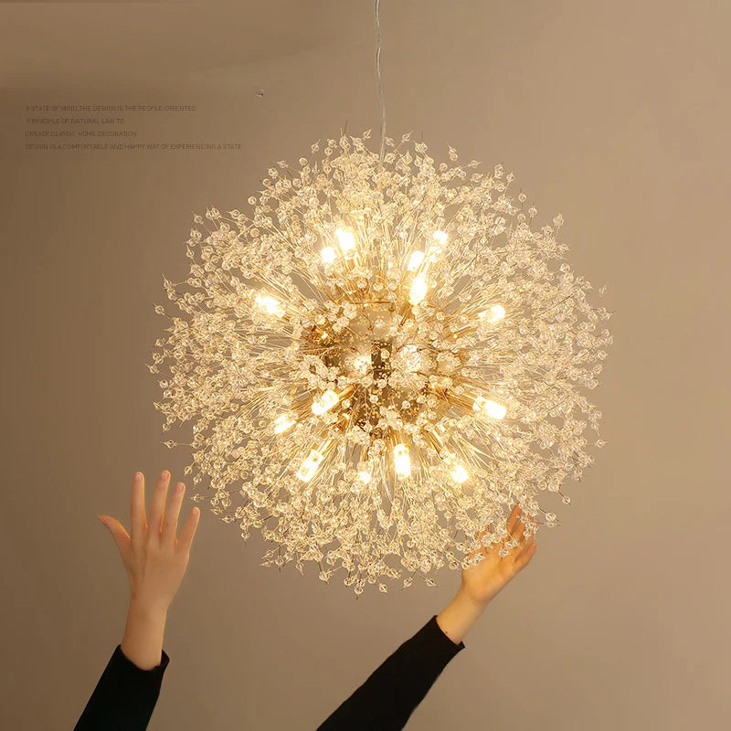 Decorbites™ Dandelion Spark LED-Kronleuchter – Moderne Kunst-Kristalllampen für die Hausdekoration