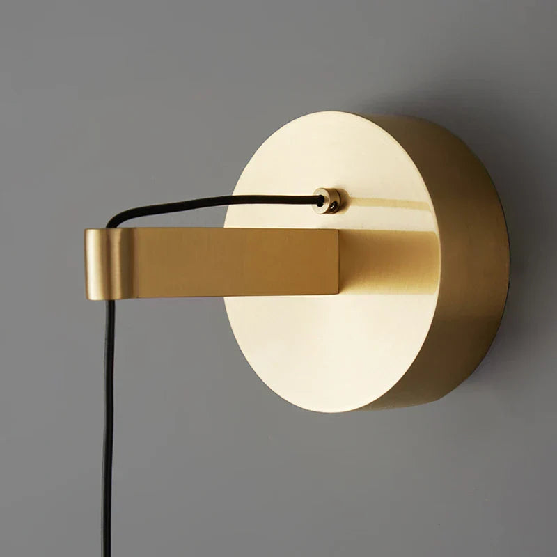DecorBites™ Height-Adjustable Copper LED Wall Lamp: Luxurious Warm Atmosphere for Bedside, Foyer, Hotel