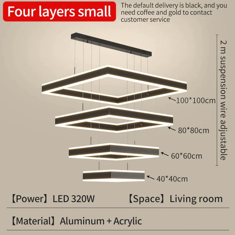 Brass Nordic Pendant Chandelier