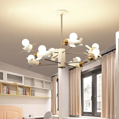Decorbites™ Hubschrauber-Lüster: Innen-Hängeleuchten für Kinderzimmer und Wohnzimmer