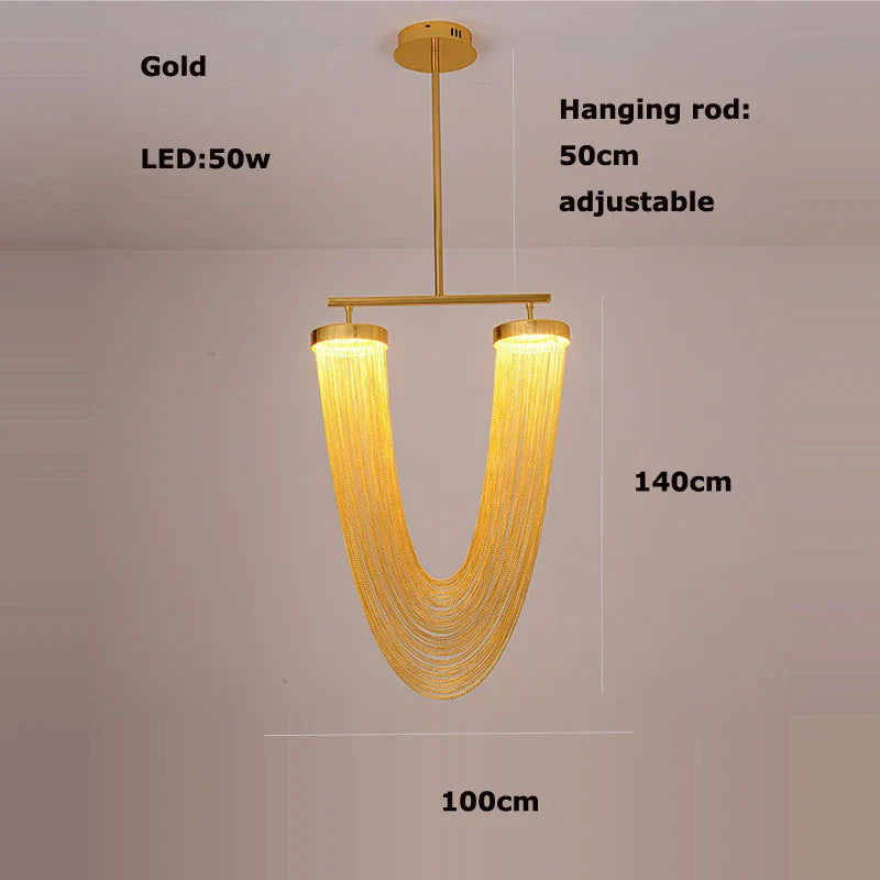 Decorbites™ LED-Aluminium-Deckenleuchter Beleuchtung Hängelampen für Foyer