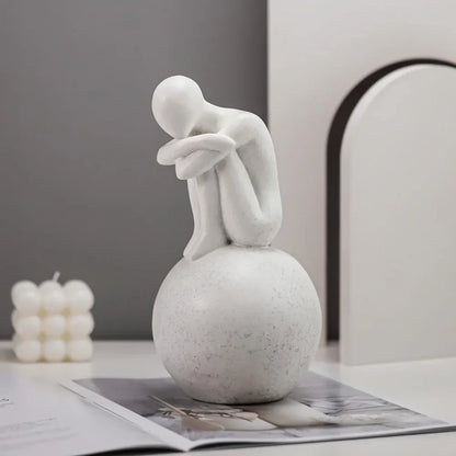 Decorbites™ Abstrakte Menschen Harz-Statuen-Set für moderne Heimdekoration