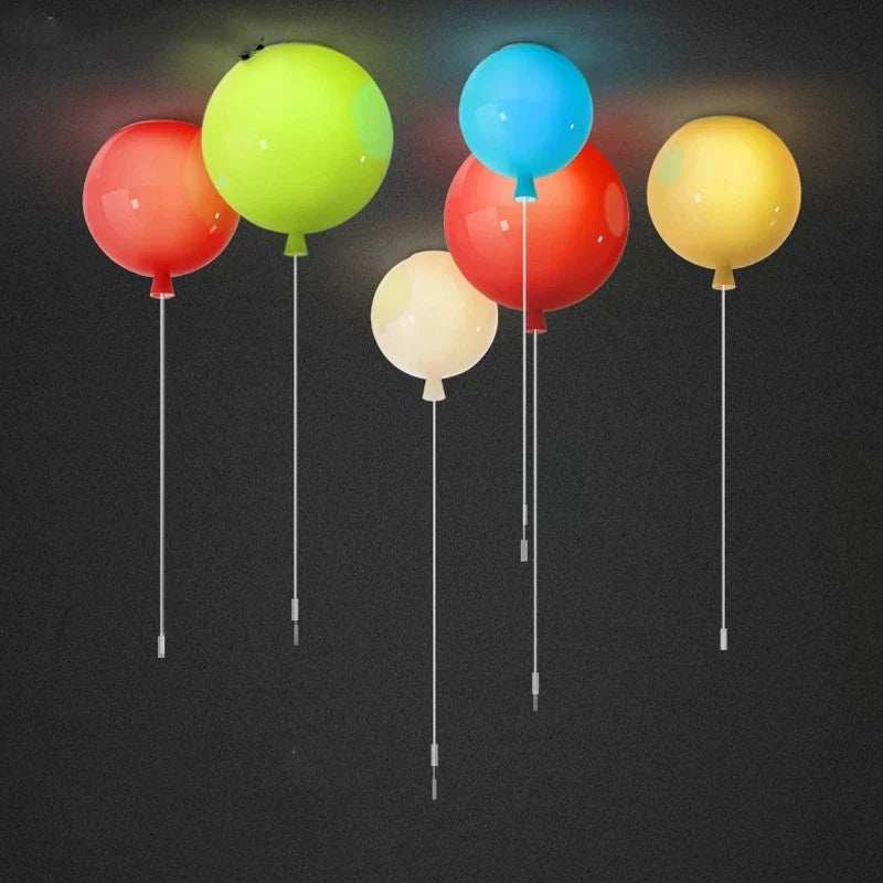 Decorbites™ Bunte Ballon-LED-Wandleuchten mit Speicherfunktion