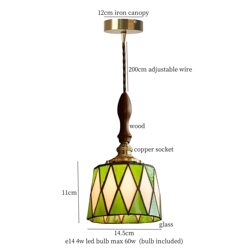 LED Glass Pendant Light