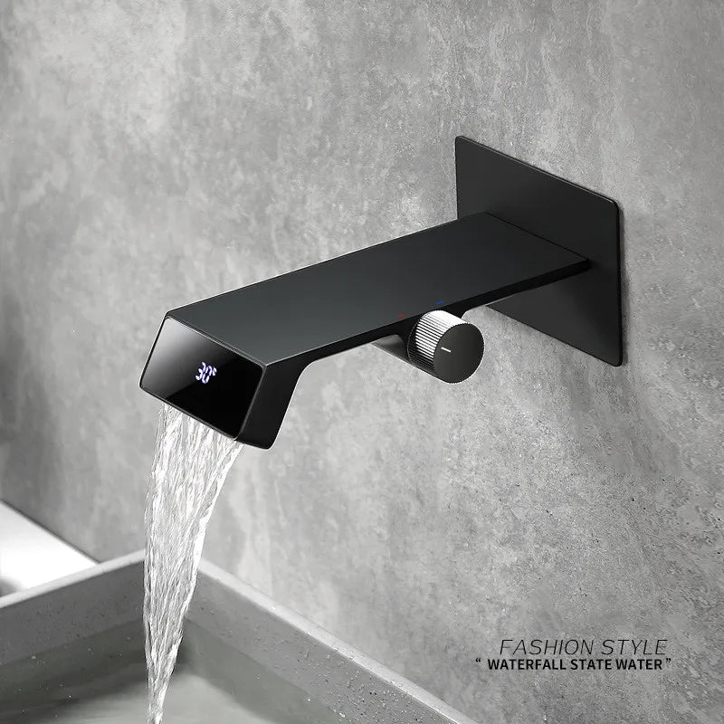 Brass Wall LED Faucet
