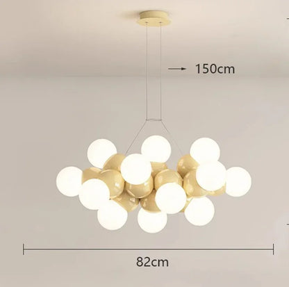Decorbites™ Elegante Kronleuchter Deckenpendellampe für Esszimmer, Salon und Innenbeleuchtung