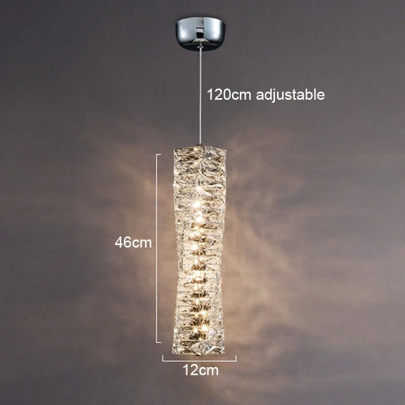 Gold Chrome Crystal Sconce For Living Room 60cm