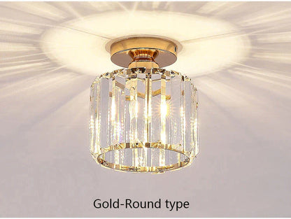 DecorBites™ Crystal LED Chandelier Ceiling Light for Home Decor & Lighting in Various Rooms