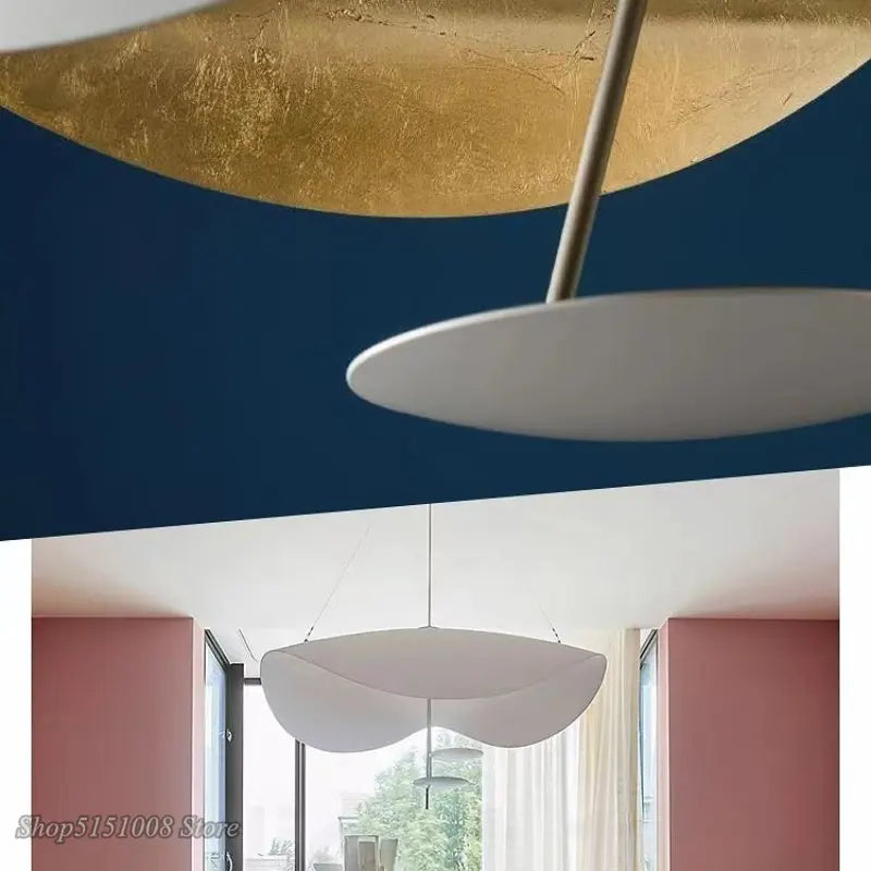 Decorbites™ Gold-Textur LED-Hängeleuchten: Moderne Hängelampen für Wohnzimmer und Schlafzimmer