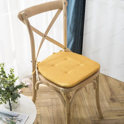 Decorbites™ Leinen-Stuhlpolster: Rutschfest, Mehrfarbig für Esszimmer & Außenbereich Gartenpolster