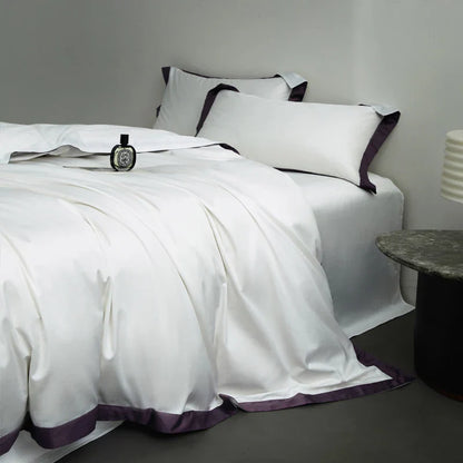 Decorbites™-Ägyptische Baumwolle Hotel-Stil Bettwäsche-Set 1000TC Queen King Daunenbettdecke Bezug Laken Kissenbezüge