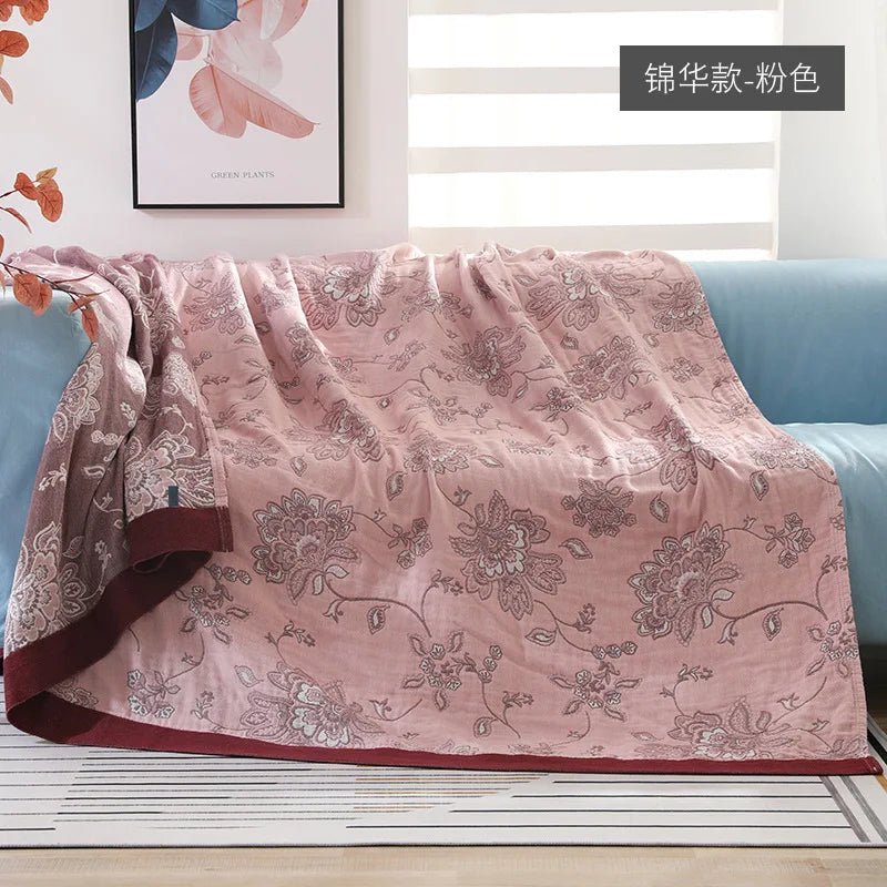 Decorbites™ Baumwoll-Gaze-Sommereinbettung - Leichte Klimaanlagen-Decke für Mädchen