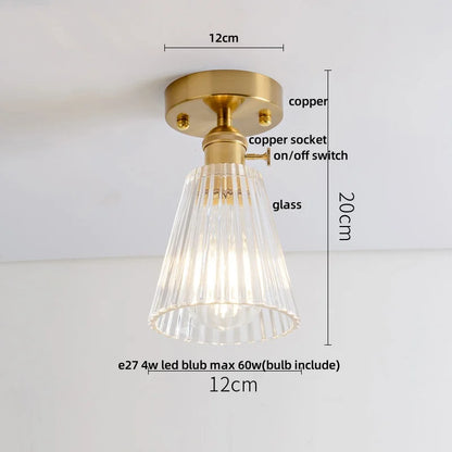 Decorbites™ Kristallglas Luxus-LED-Deckenleuchte für Flur, Schlafzimmer, Korridor und Innenraumdekoration