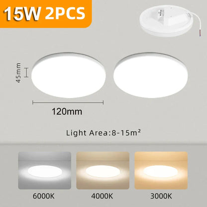 Decorbites™ LED-Deckenleuchter: Modernes 220V-Leuchten für das Wohnzimmer mit ultradünnem Design