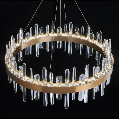 Decorbites™ K9 Luxus-Hängeleuchter: Elegante Innen-LED-Beleuchtung für Küche, Wohnzimmer & Schlafzimmer.
