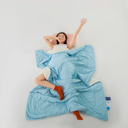 Decorbites™ Eis-Seiden-Kühl-Decke: Doppelseitige Super-Kühl-Decke für einen kühlen Sommer