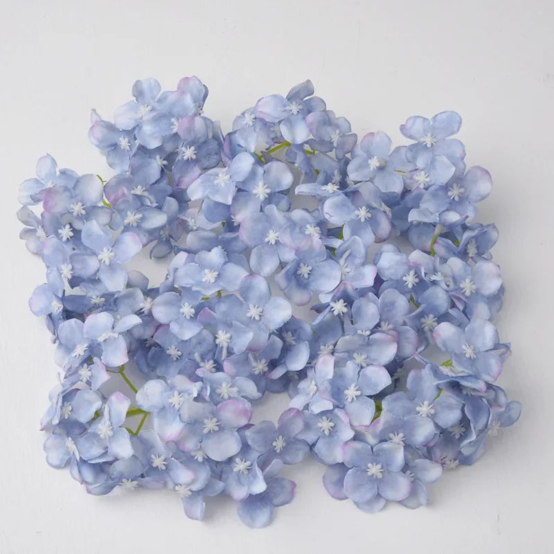 Decorbites™ Hortensienblüten: 30 Stk. 8 cm künstliche Blumen für Heimdekoration, Hochzeit, DIY-Kränze