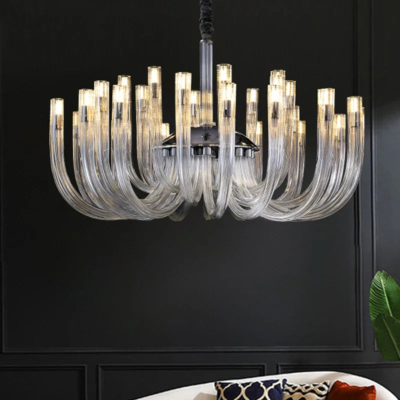 Decorbites™ Glasleuchter LED-Hängeleuchte für Wohnzimmer Schlafzimmer Esszimmer - Kollektion 2024.