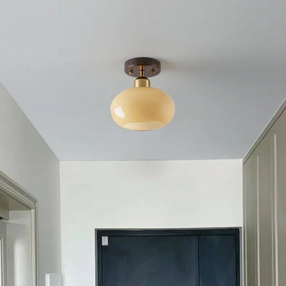 Decorbites™ LED-Deckenleuchte im japanischen Stil aus Glas für moderne Wohnzimmerbeleuchtung