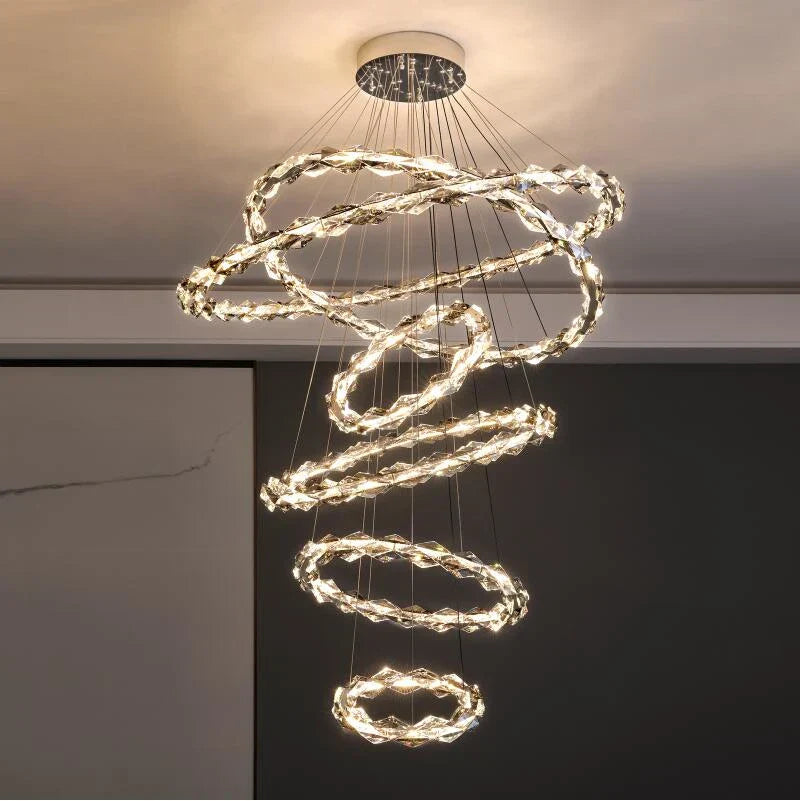 Decorbites™ Kristall-Leuchter: Moderne minimalistische LED-Beleuchtung für Wohnzimmer und Villa-Heim