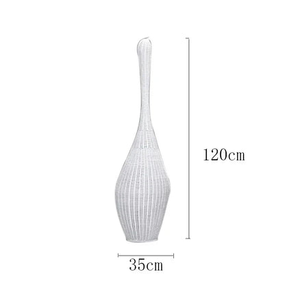 Decorbites™ Bambus-Bodenleuchte: Einzigartige Rattan-Lampe für Wohnzimmer, Schlafzimmer und Teehäuschen-Dekoration