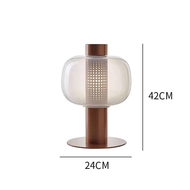 Decorbites™ Glas-Tischleuchte Modernes Design für Wohnzimmer und Schlafzimmer