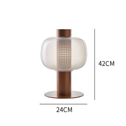 Decorbites™ Glas-Tischleuchte Modernes Design für Wohnzimmer und Schlafzimmer