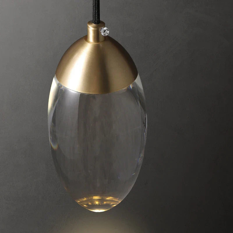 DecorBites™ Crystal LED Wall Light: Elegant Copper Lighting for Bedroom, Living Room, Staircase