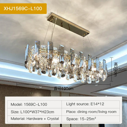 Decorbites™ Kristall-LED-Kronleuchter für gehobene Wohnräume
