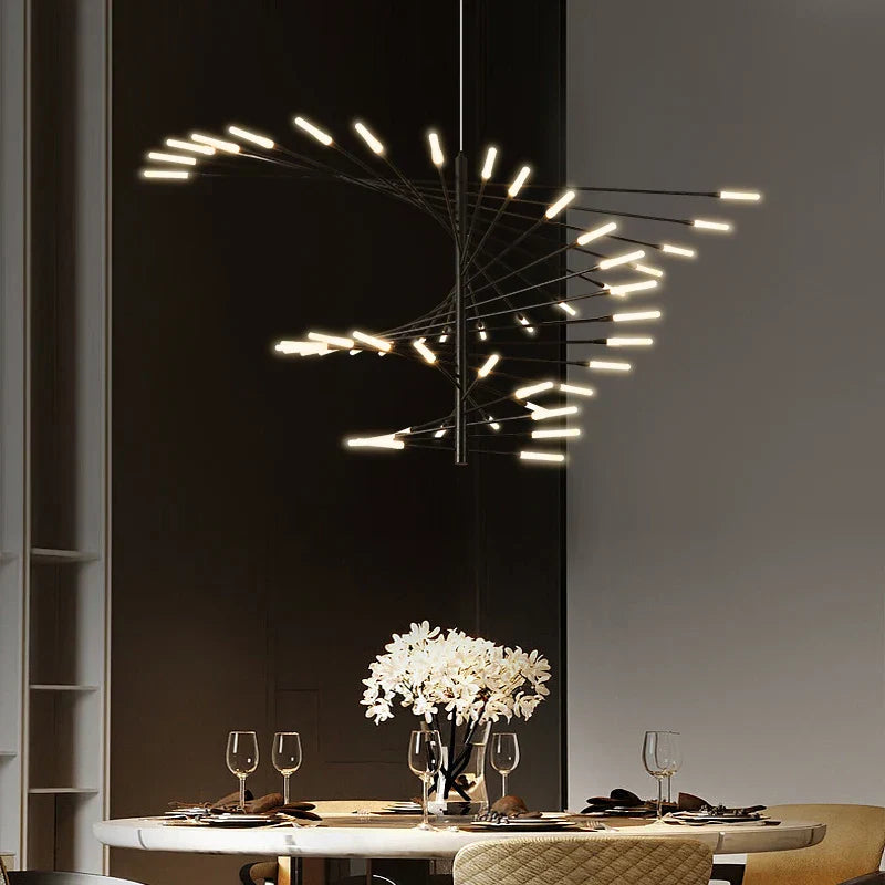 DecorBites™ LED Fireworks Ceiling Pendant Light - Modern Luxury Dimmable Room Decoration
