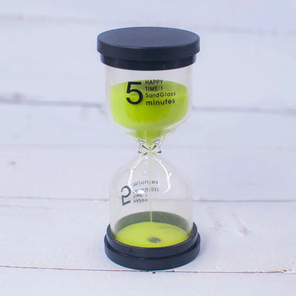 Decorbites™ Kinder 30-Minuten Sanduhr Timer für Hausaufgaben, Zähneputzen, 7 Farben