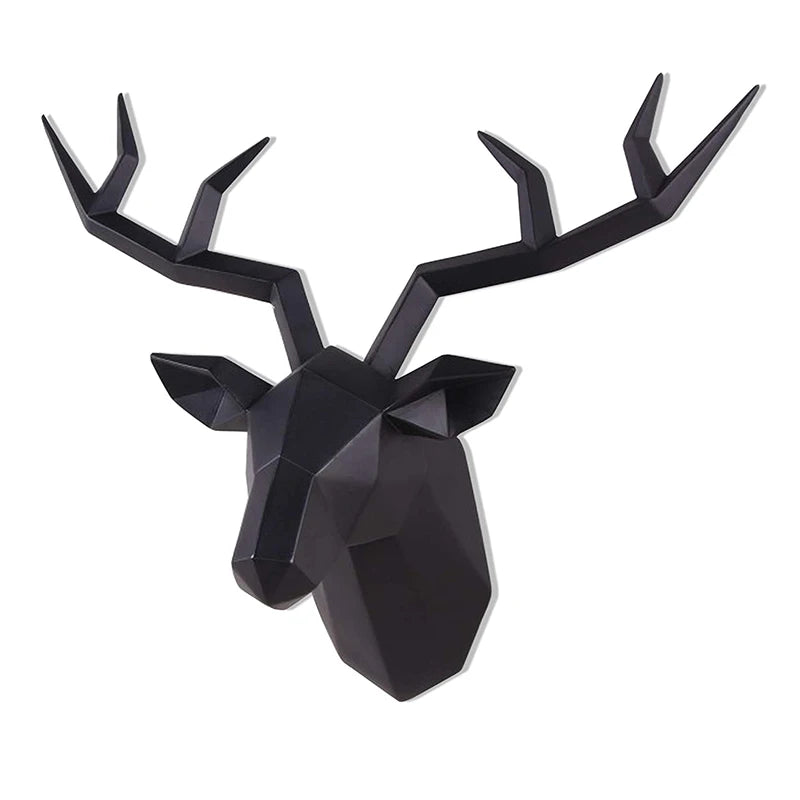 Creative Deer Head Wall Sculpture