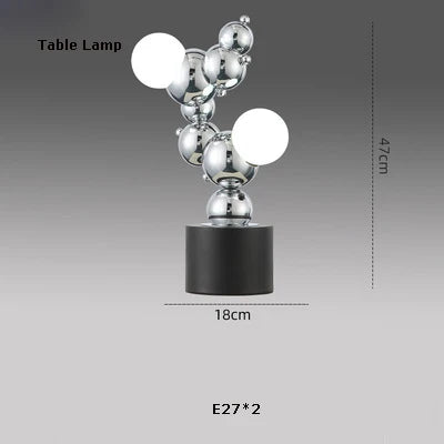 Decorbites™ Dimmbare LED-Hängeleuchte für das Wohnzimmer - Gold Silber Leuchte