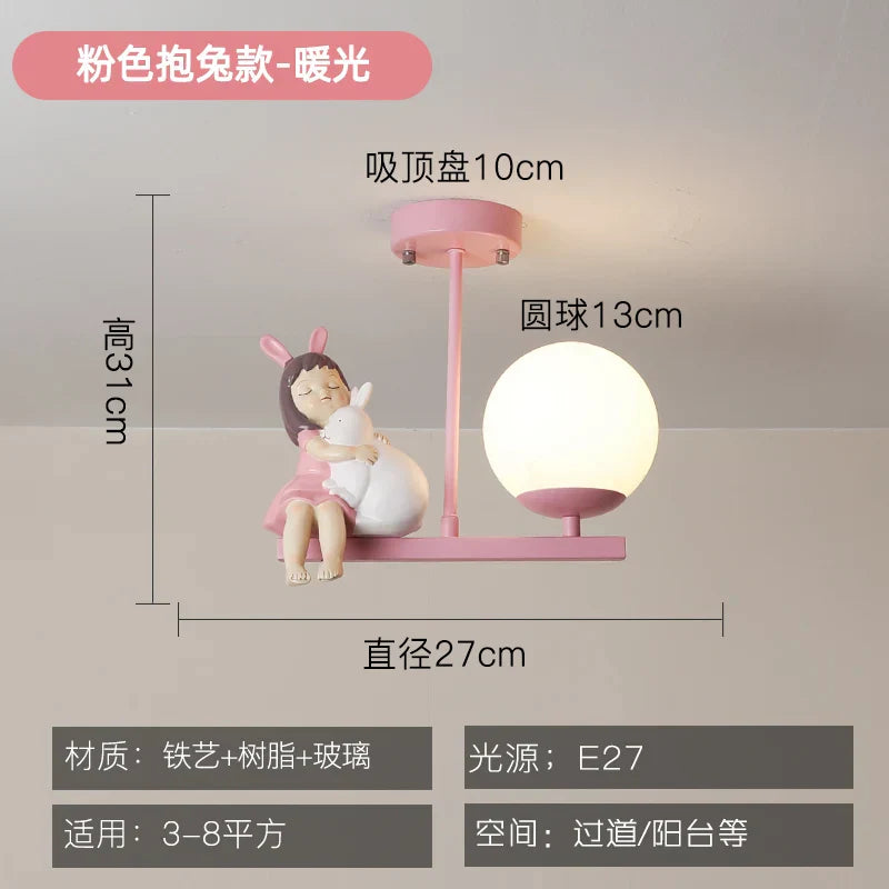 Decorbites™ Kinderzimmer Cartoon-Augenschutz-LED-Deckenleuchte