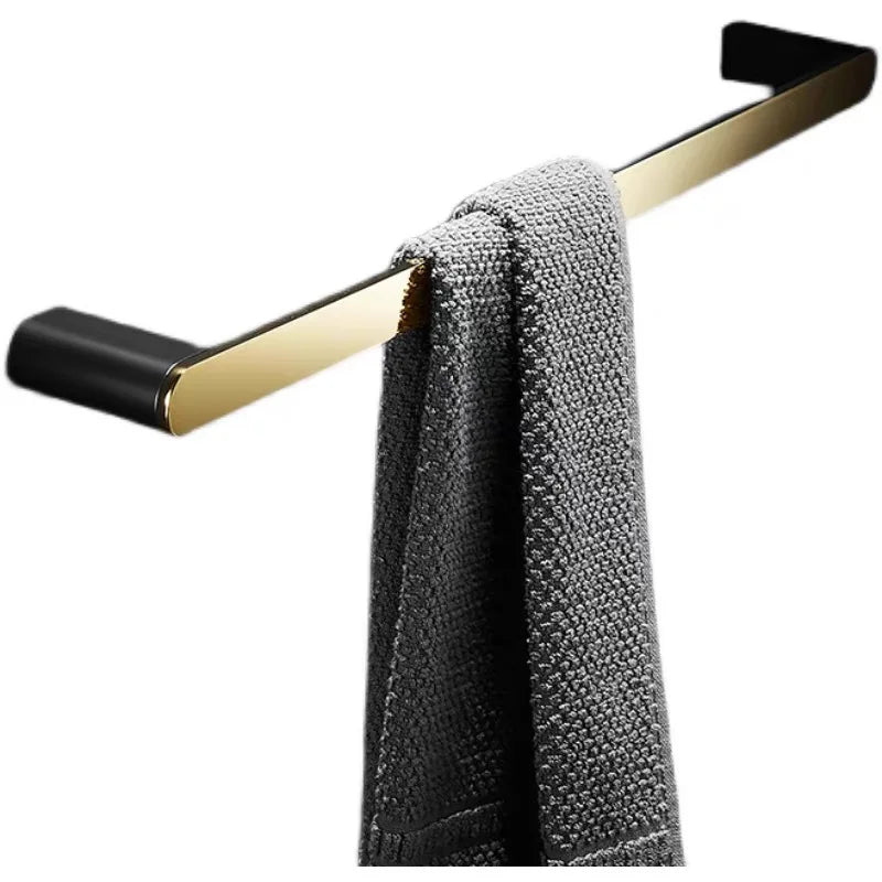 Gold Black Bathroom Set