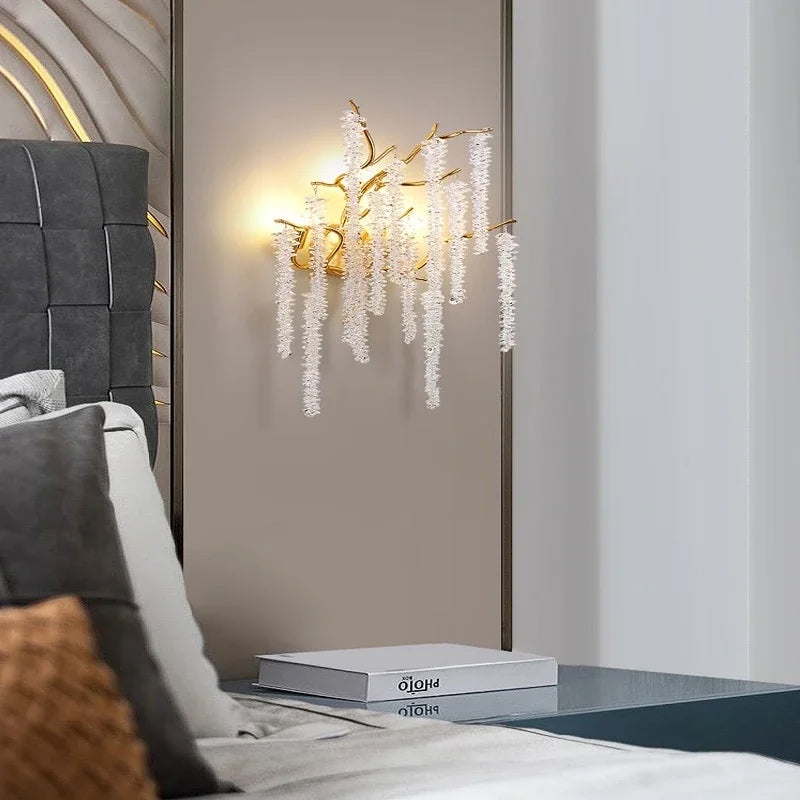 DecorBites™ Crystal LED Chandeliers: Luxury Ceiling Pendant Lighting for Home, Dining, and Living Spaces