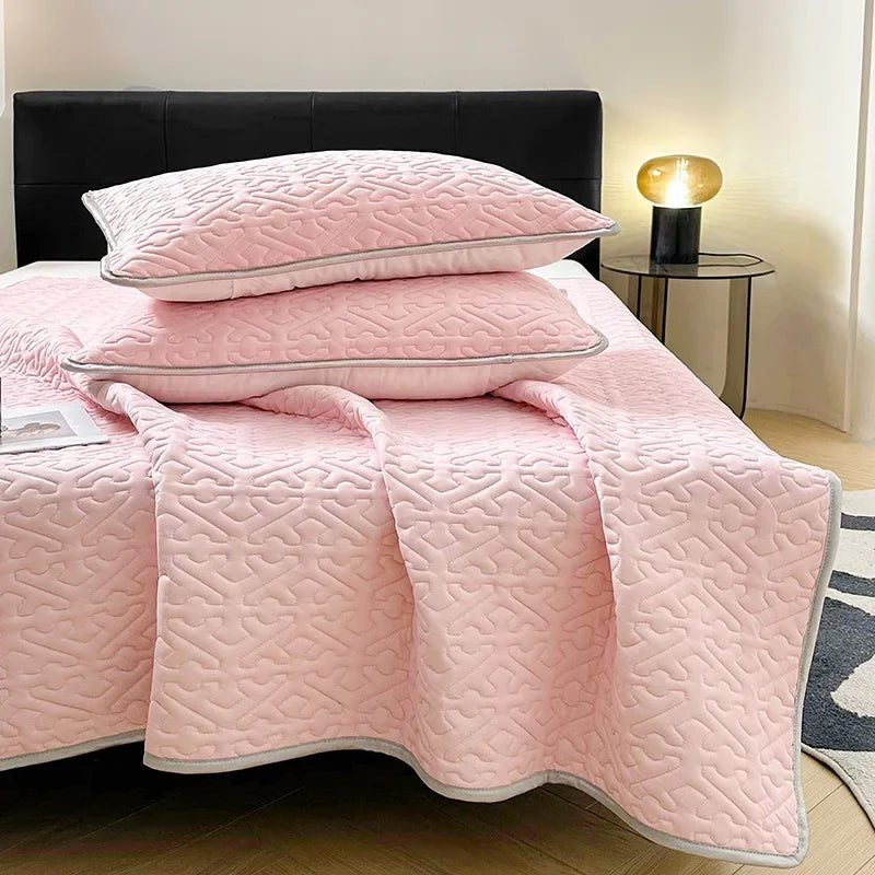 Latex Cooling Bed Mat Set