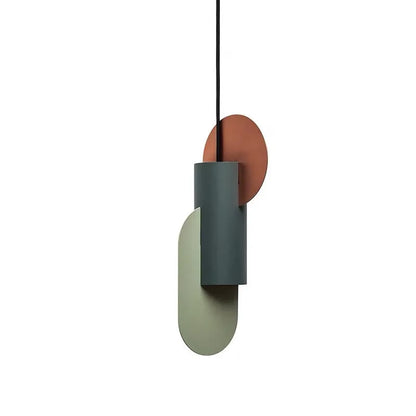 Decorbites™ Grüne Zylindrische LED-Hängeleuchte - Nordisch Modernes Ein-Kopf-Hängeleuchte