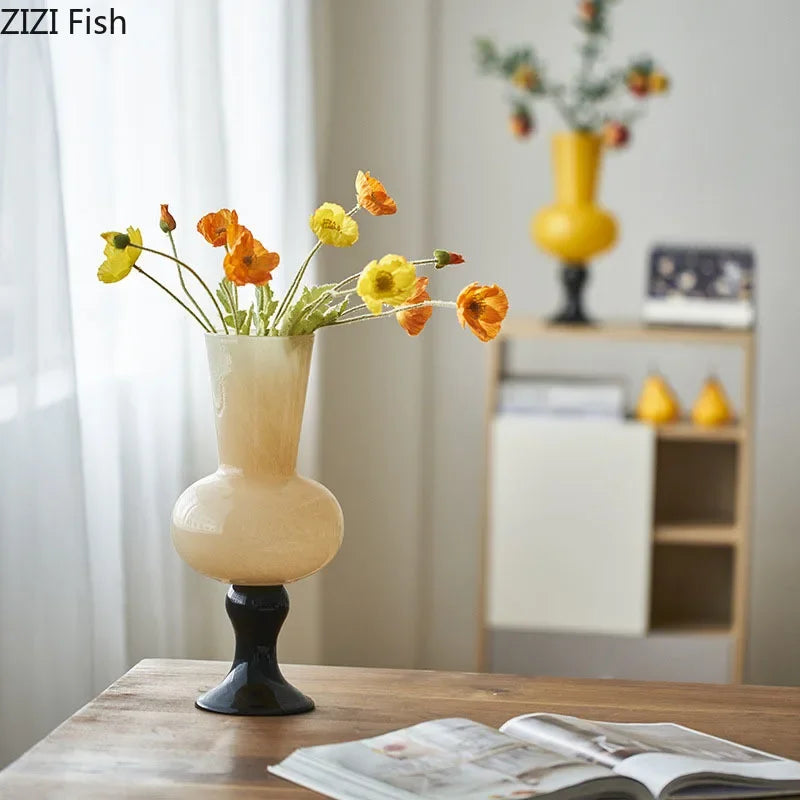 Glass Goblet Desk Vase