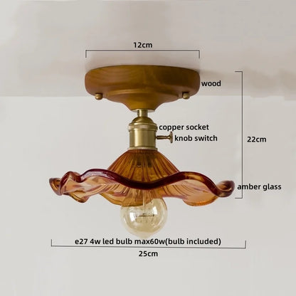 Decorbites™ Glas-Kupfer-LED-Deckenleuchte im modernen Stil für die Heimdekoration und das Restaurant