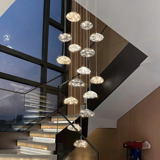 Modern Crystal Multi-Light Pendant Chandelier
