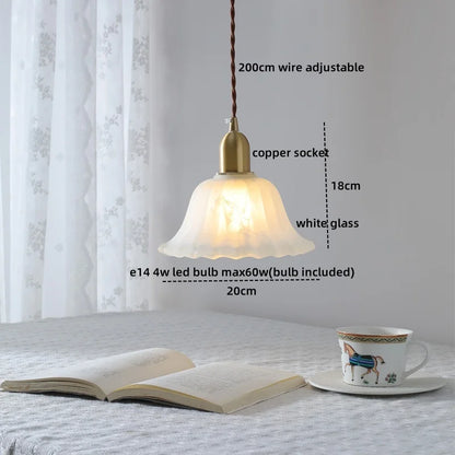 Decorbites™ Klar-Glas-LED-Kupfer-Hängelampe für moderne Heimdekoration.