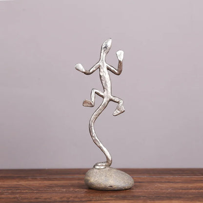 Decorbites™ Gecko-Eidechse Harz-Leuchter: Dekorationsfigur & Kerzenleuchter für Zuhause