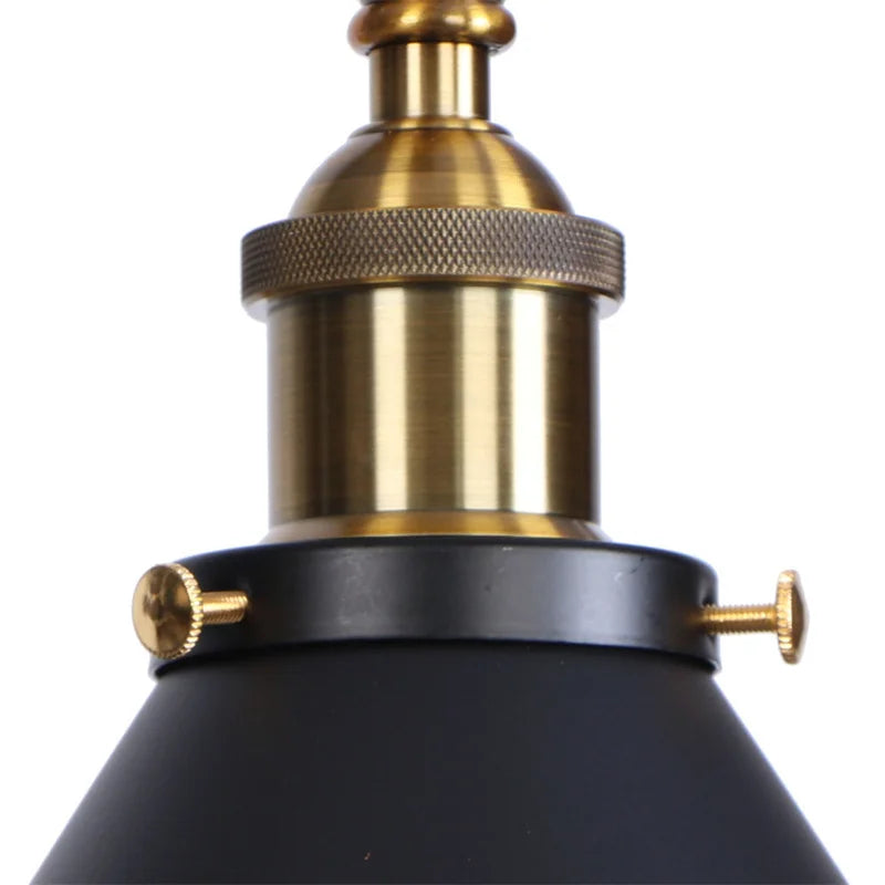 Decorbites™ Industrielles Loft-LED-Wandleuchte Schwarz Vintage Schwingarm-Spiegel-Licht