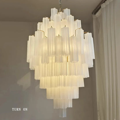 Decorbites™ Große Weiße Glas-Deckenleuchte als Anhängerleuchte für die Wohnraumausstattung