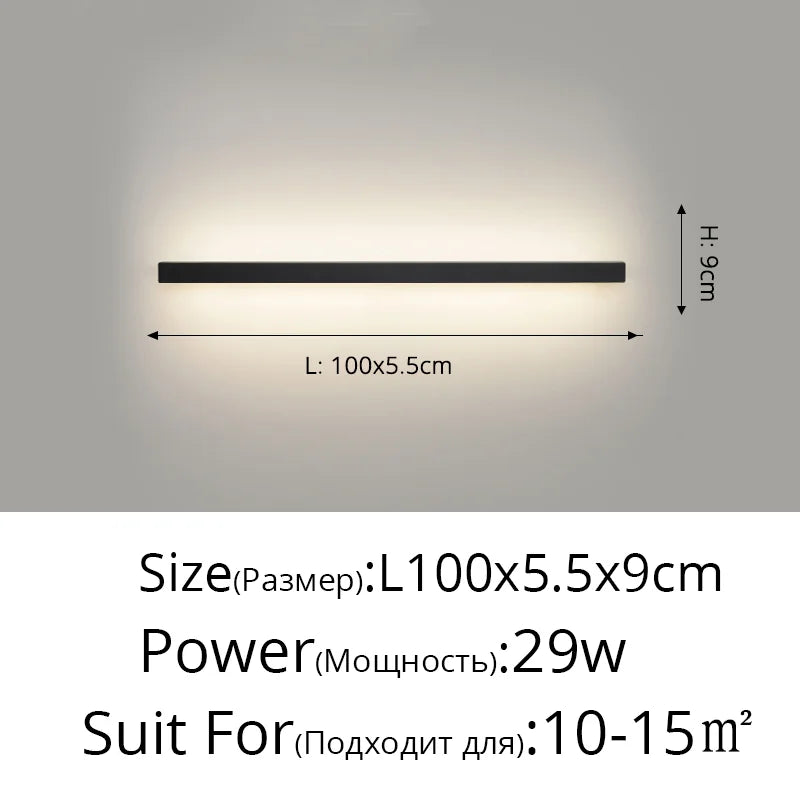 Decorbites™ Acryl-LED-Wandleuchten mit Haken für Schlafzimmerregale & Hintergrundwanddekoration