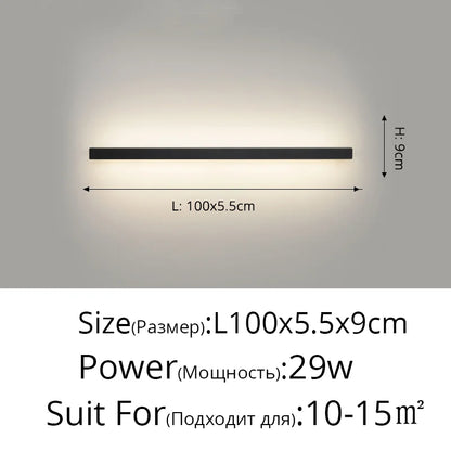Decorbites™ Acryl-LED-Wandleuchten mit Haken für Schlafzimmerregale & Hintergrundwanddekoration