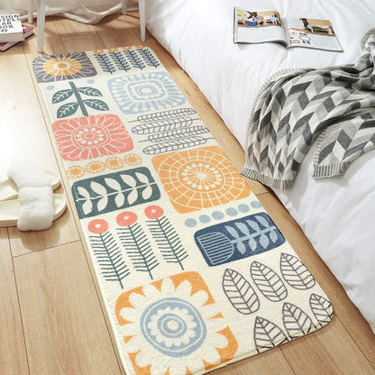 DecorBites™ Cozy Faux Lamb Wool Bedside Rug for Bedroom Decor Anti-Slip Soft Living Room Carpet